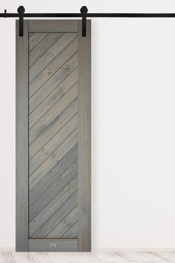 Schwarz Holzschiebetür im Wohnzimmer | RENO Türen