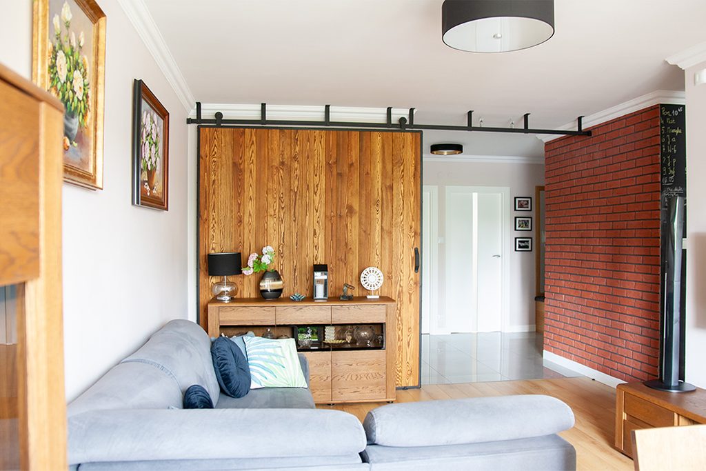 Große Schiebetür - eine originelle Lösung in der Wohnung | RENO Türen