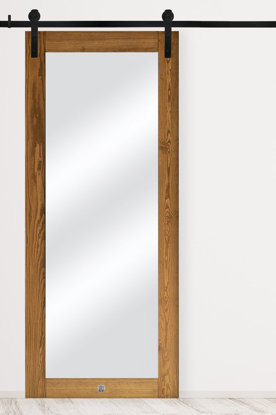 Schwarz Holzschiebetür im Wohnzimmer | RENO Türen