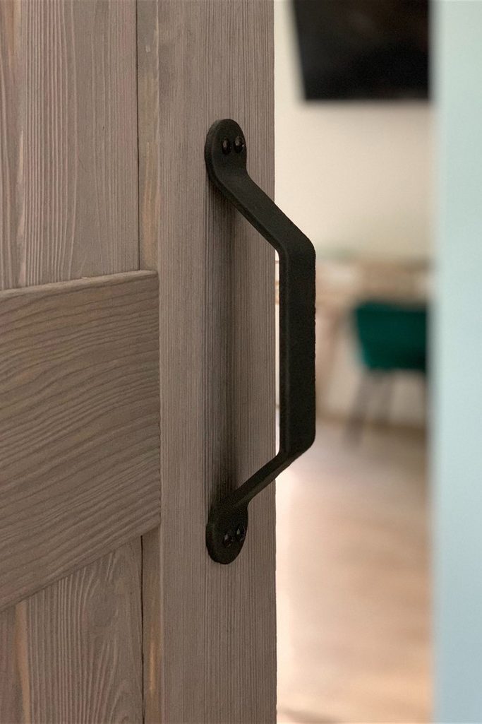 Türgriff für Schiebetüren, Schiebetürgriff, Holzschiebetüren, Schiebetür holz grau