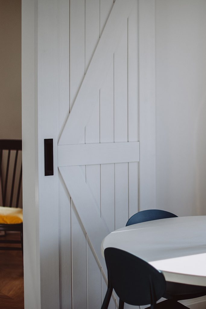 Schöne doppelschiebetüren in Mietwohnung - Inspiration