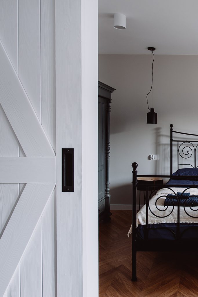 Schöne doppelschiebetüren in Mietwohnung - Inspiration