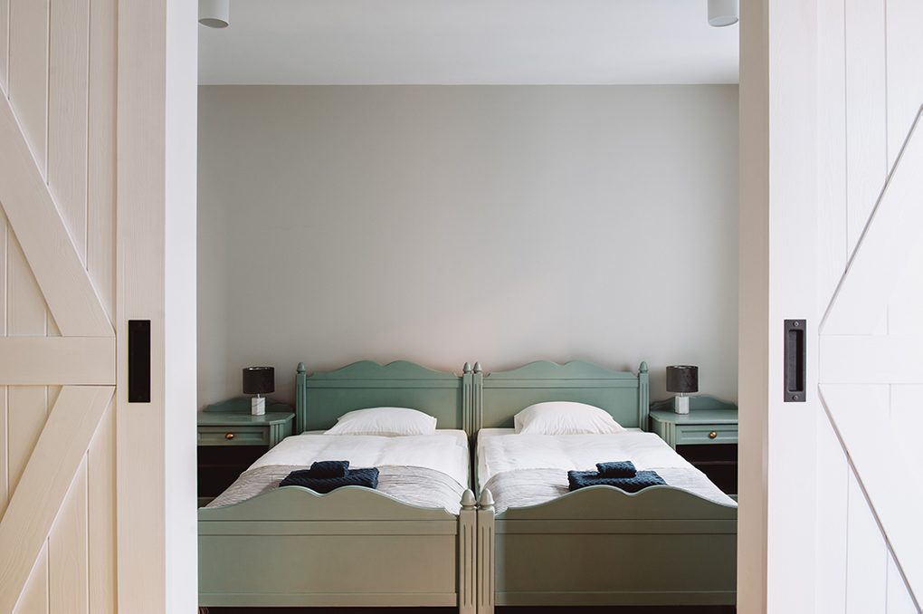 Schöne doppelschiebetüren in Mietwohnung - Inspiration