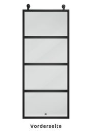 Stahl Schiebetür mit Glas